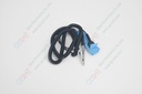 Fabric Wrist Strap, snap to snap (20ft cord, 2.4mm cord dia) PU cord black (Neutral pack)