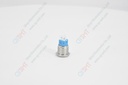 Push button self reset  with blue light