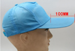[453A0019-I] ANTI-STATIC CAP - ORANGE - SINGLE SIZE BASEBALL TYPE